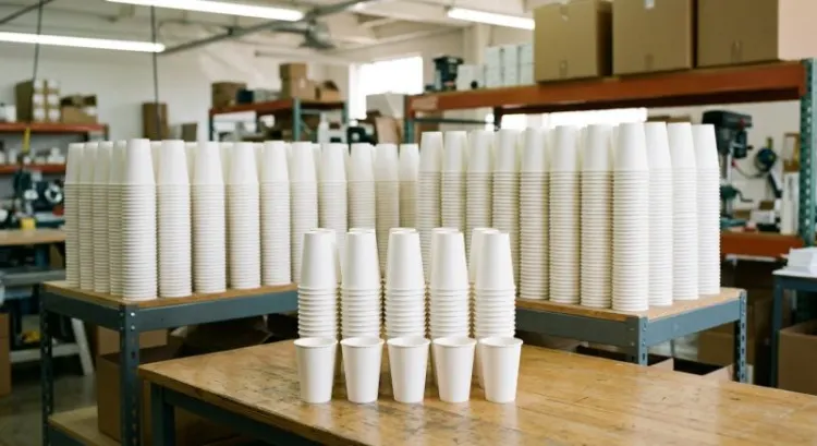 Gobelets personnalisés 500 pièces : prix, délai et impression du logo