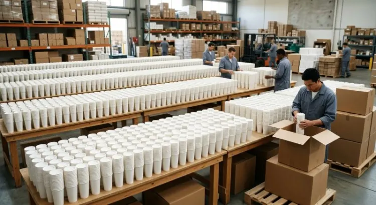 Gobelets personnalisés 500 pièces : prix, délai et impression du logo