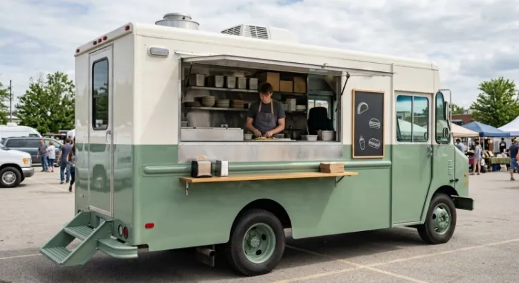 Camion magasin neuf pour boucherie, poissonnerie ou boulangerie : prix